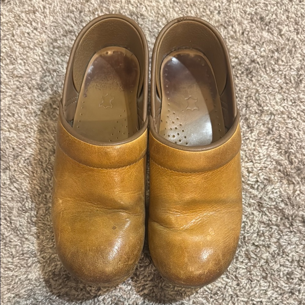 Dansko Brown Leather Clogs